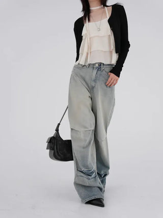 Meen V-neck Two-button Cardigan