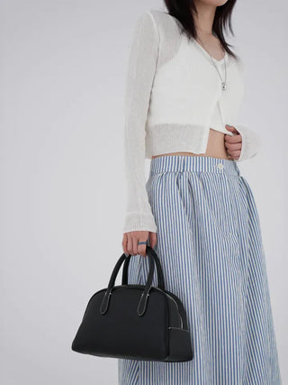 Meen V-neck Two-button Cardigan