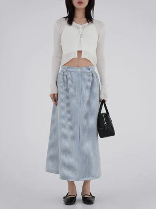 Meen V-neck Two-button Cardigan