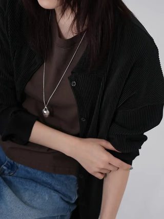 Gaining Basic Pleated Shirt
