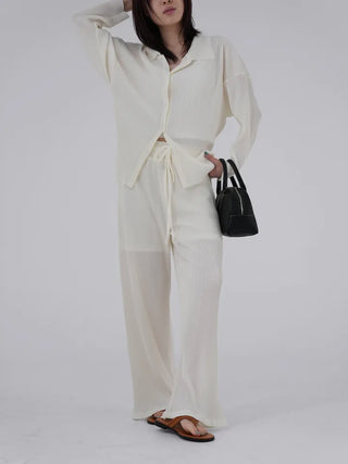 Gaining Basic Pleated Shirt