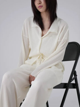Gaining Basic Pleated Shirt