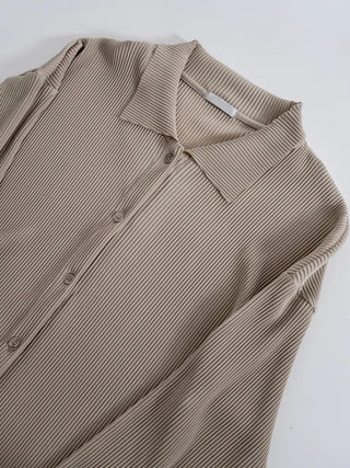 Gaining Basic Pleated Shirt