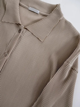 Gaining Basic Pleated Shirt