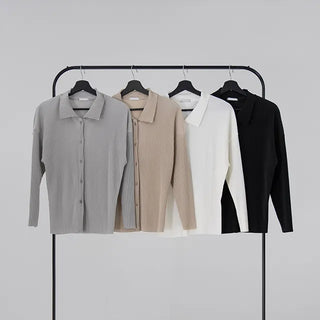 Gaining Basic Pleated Shirt