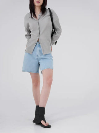Gaining Basic Pleated Shirt