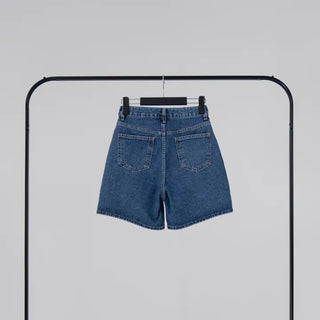 Piming part denim pants