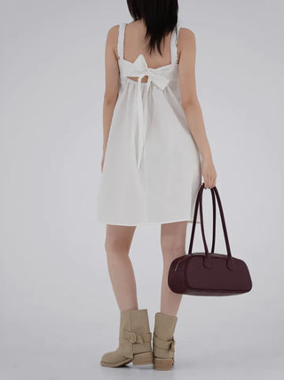 Winning Ribbon Backless Dress