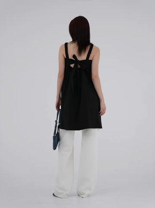 Winning Ribbon Backless Dress