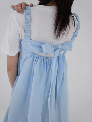 Winning Ribbon Backless Dress