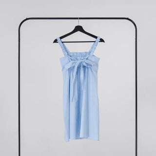 Winning Ribbon Backless Dress