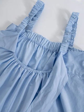 Winning Ribbon Backless Dress