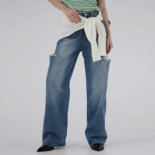 Monin Cut Denim Pants