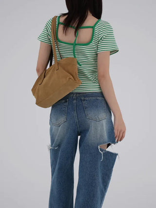 Monin Cut Denim Pants