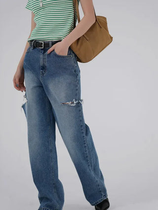 Monin Cut Denim Pants