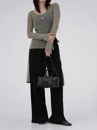 Sling lace wrap skirt