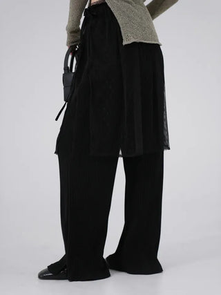 Sling lace wrap skirt