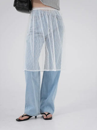 Barin straight denim pants