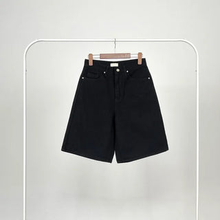 Coron Black Half Cotton Pants
