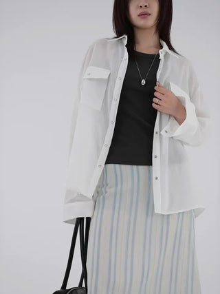 Derin Two-Pocket Loose Fit Shirt