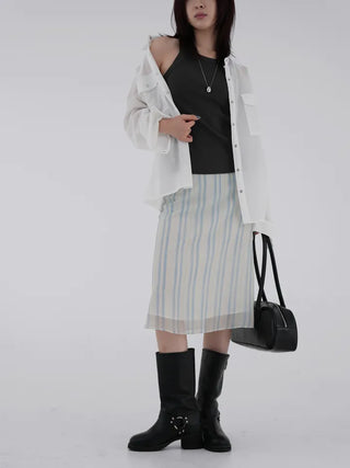 Derin Two-Pocket Loose Fit Shirt