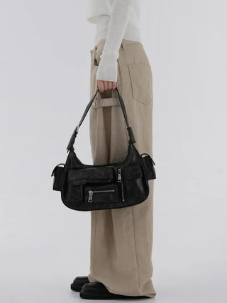 Kand side strap long pants