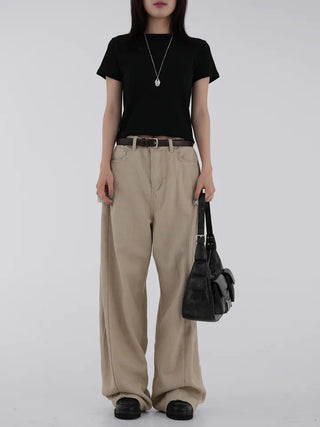 Kand side strap long pants