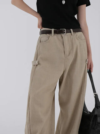 Kand side strap long pants