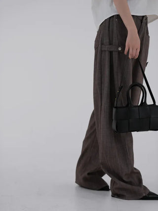 Kand side strap long pants