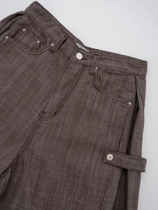 Kand side strap long pants