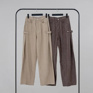 Kand side strap long pants