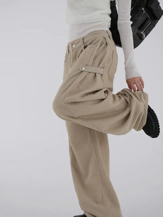 Kand side strap long pants