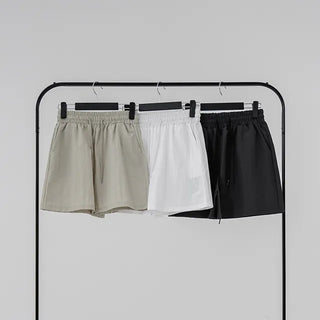 Chiring elastic banding rustling shorts