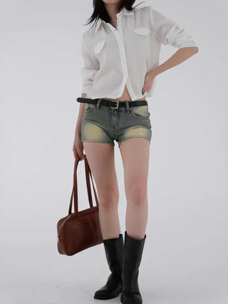 Bat Modal See-through Shirt