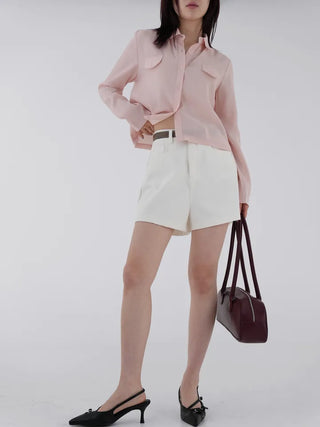 Bat Modal See-through Shirt