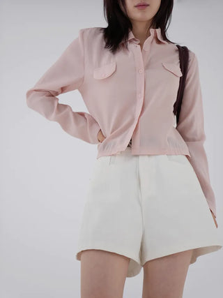Bat Modal See-through Shirt