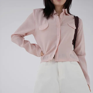 Bat Modal See-through Shirt