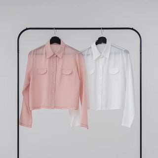 Bat Modal See-through Shirt