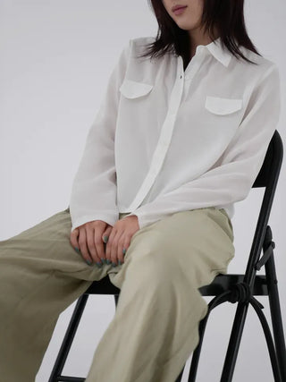 Bat Modal See-through Shirt
