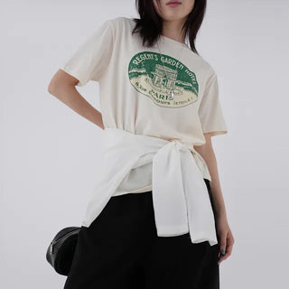 Garnet Round Neck Printed Short Sleeve Tee