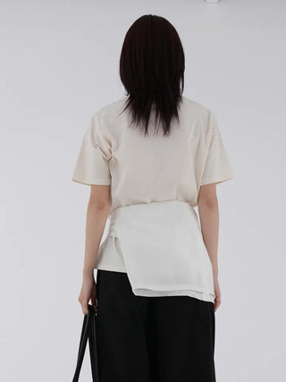 Garnet Round Neck Printed Short Sleeve Tee