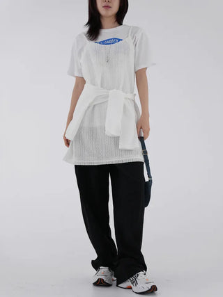 Garnet Round Neck Printed Short Sleeve Tee