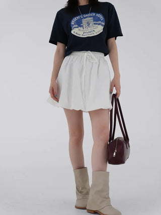 Jeno Banding Pumpkin Skirt