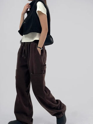 Pain Fleece Crop Vest