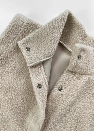 Pain Fleece Crop Vest