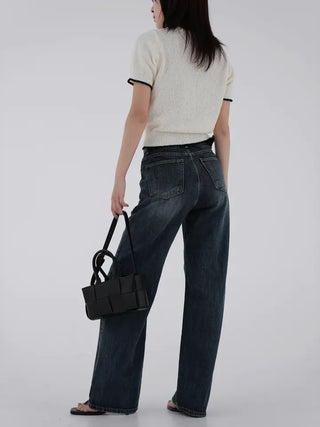Banu Color Block Short Sleeve Knit