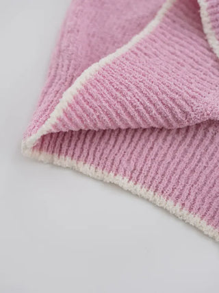 Banu Color Block Short Sleeve Knit