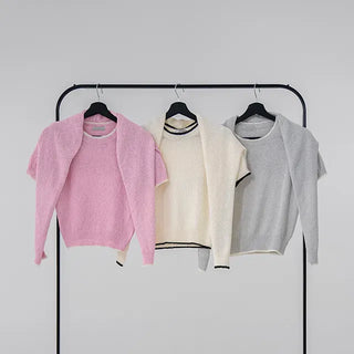 Banu Color Block Short Sleeve Knit