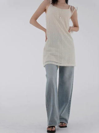 Osh straight denim pants