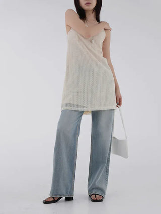 Osh straight denim pants